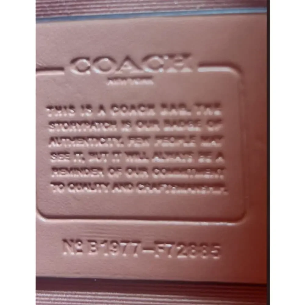 COACH Cassidy Straw Leather Chain Bag Turnlock Purse Coastal Chic OBX Show - COA - Picture 8 of 10